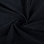 Замша искусственная Woven Suede 175 г/м², 147±2 см / 5 метров, 19-4004 black (черный), Peppy Woven Suede