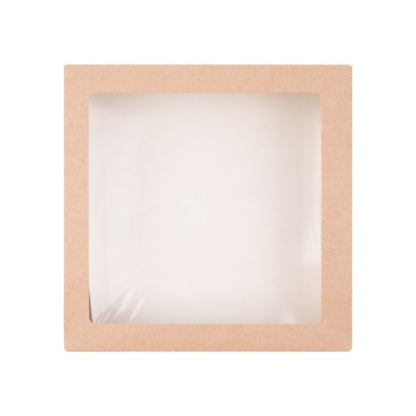 Коробка универсальная с окном 20х20х4.5 см, 5 шт, S-Chief BFC-037