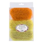 Сизалевое волокно 30 г,±3 г, 02 Св. желтый/желтый/оранжевый, Blumentag BMG-30 MIX