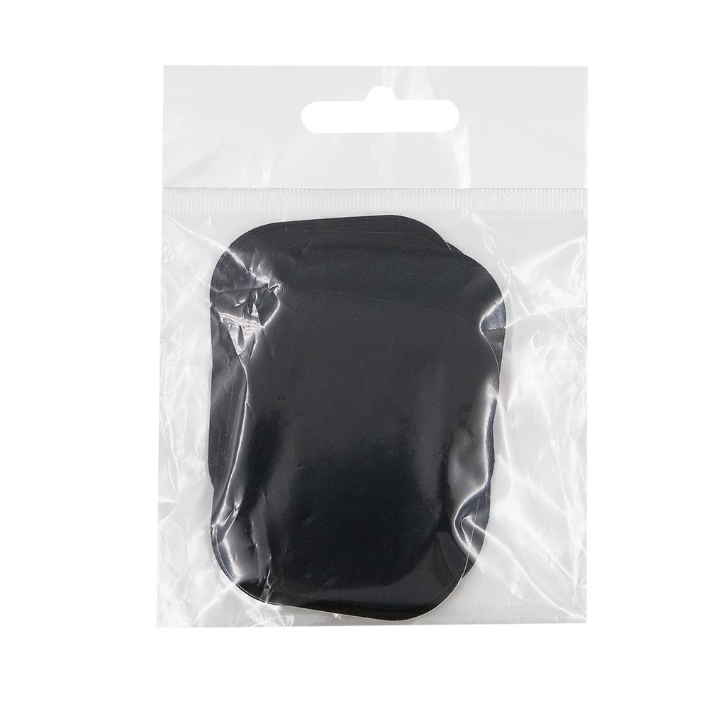 Термозаплатка, под замшу, 57х67мм (черный (black)), AZ12, 10 шт