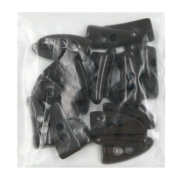 Пуговицы 2 прокола (3.02-541-46) (т.коричневый), Б28, 20 шт