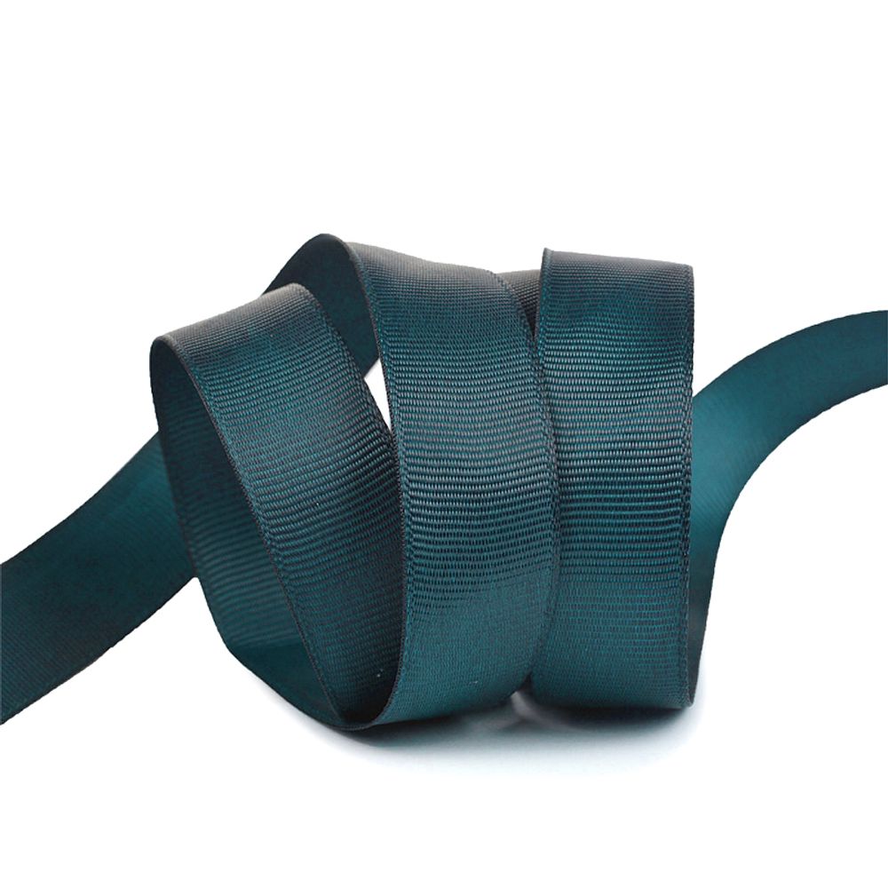 Лента репсовая (в рубчик) 20.0 мм, цв. 369 изумрудно-синий уп.27.4м Лента репсовая (в рубчик) 20.0 мм, цв. 369 изумрудно-синий уп.27.4м