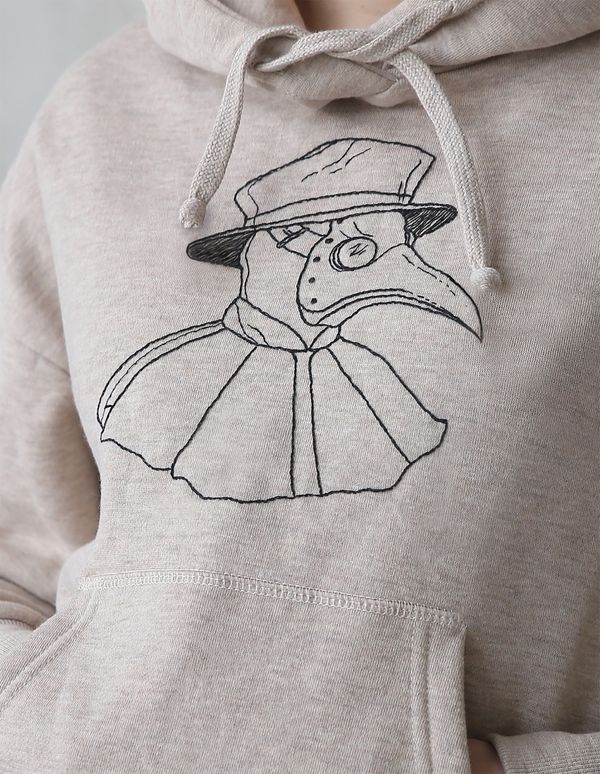 Набор для вышивания нитками Panna, Живая картина, Чумной доктор, 22х21 см