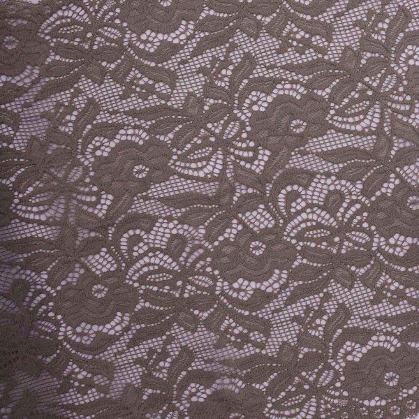 Кружево бельевое эластичное 300 мм / 3.4 метра, цвет шиншилла
