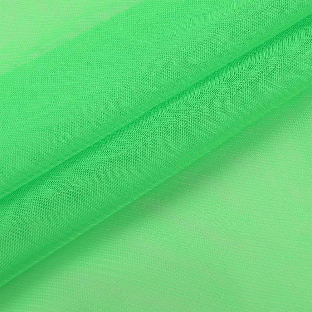 Сетка бельевая эластичная матовая 40 г/м², шир.150 см / 10 метров, 60 неон салат /TL.60.10/