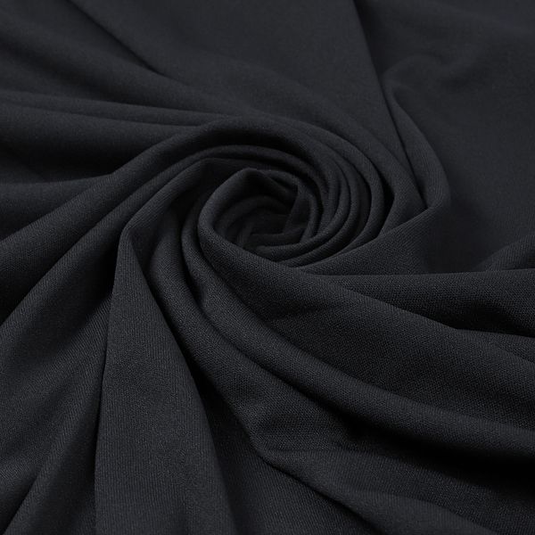 Ткань подкладочная трикотажная 115 г/м², 150 см / 10 метров, TBY.Pod.4009.10, цв.черный