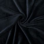 Микровелюр 312±5 г/м², 160 см / 5 метров, 004 чёрный, Gamma MCV