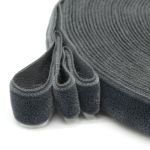 Лента бархатная (тесьма) 20.0 мм / 10±0.5 метров, рис. 8319, 61 т.серый, С3513Г17