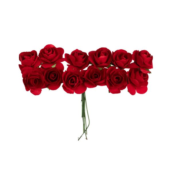 Цветы декоративные 23 мм, 72 шт, 20 Пунцовый закат (красный), Mr.Painter PFE-15