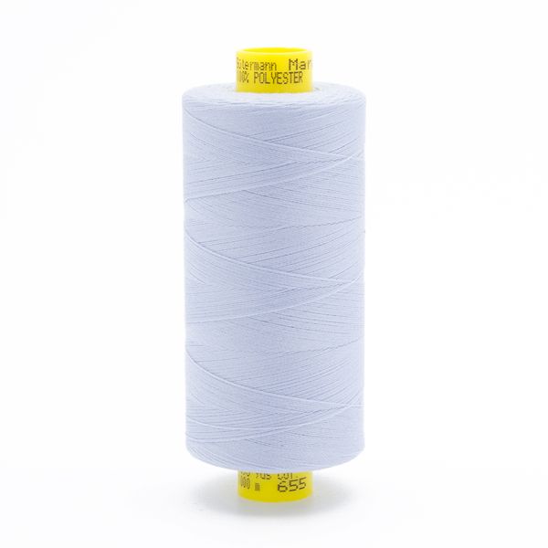Нитка универсальная Gutermann Mara 120/2, 1000 м, 700207, 655 пастельно-сиреневый, 1 катушка