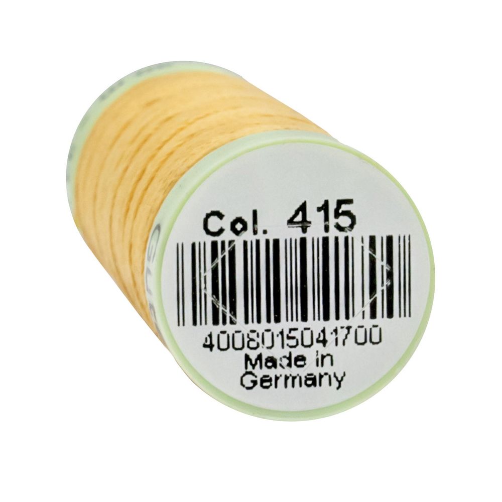 Нитки отделочные Gutermann Top Stitch, 30м, 415 желтая охра, 5 катушек