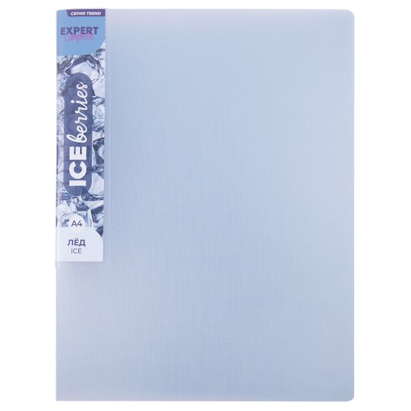 Папка с металлическим прижимом A4 700 мкм 20 мм, 1 шт, лёд EC210720074, Expert Complete
