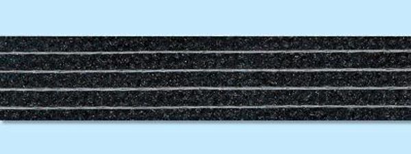 Тесьма усиленная Кромка клеевая 15 мм, 100 м, черный, B, Gamma G-115ht