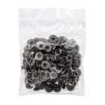 Часть кнопки Альфа (S-образная) ⌀11 мм (D-часть), 520 пруж.чер.никель, 100 шт, S090517, BIG