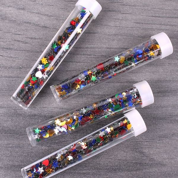 Декоративные фигурные звездочки ассорти 12 шт