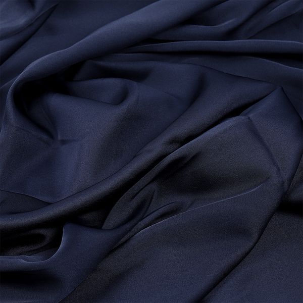 Шелк Армани 90 г/м², 150 см / 25 метров, TBYArm-142, цв.142 т.синий