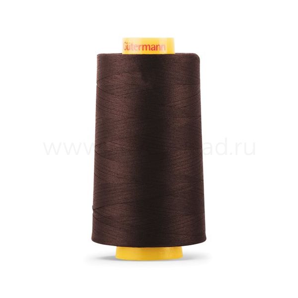 Нитка универсальная Gutermann Mara 120/2, 5000 м, 700185, 696 темный шоколад, 1 шт
