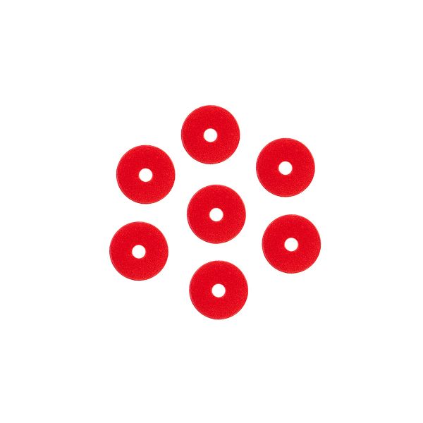 Пайетки плоские 6 мм, упак. 10 гр, Астра, 060 красный матовый, уп.10 шт