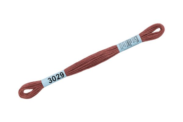 Мулине Gamma 100% хлопок, цв.3029 св.шоколадный, 24 мотка по 8 метров