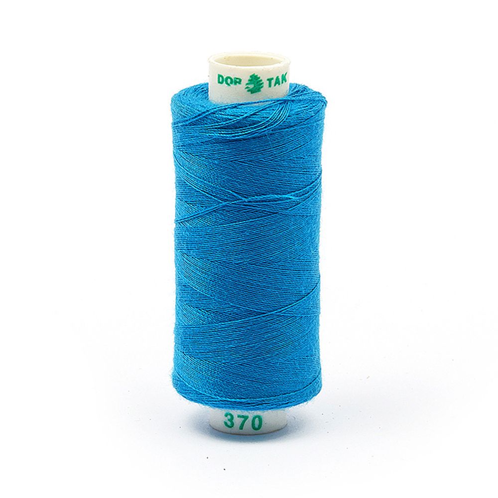 Нитки швейные бытовые Dor Tak 40/2, 366 м / 10 кат., 370 бирюзовый