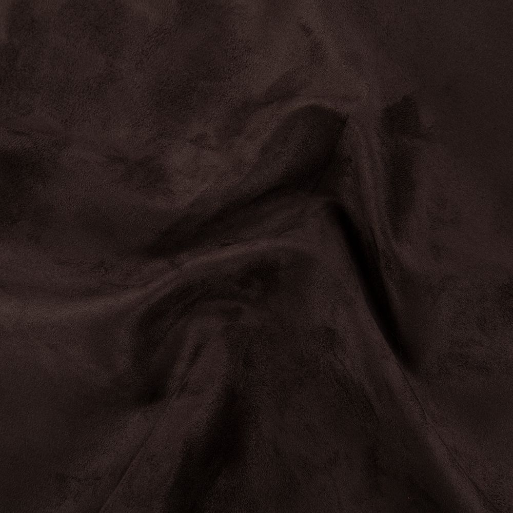 Замша искусственная отрез 35х50 см, 175±5 г/м², 19-1118 chocolate (т.коричневый), Peppy Woven Suede