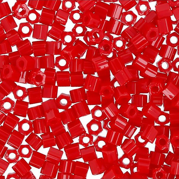 Бисер Toho 11/0 Hexagon 3 (2.2 мм), 25 г (5х5 г), 0045A св.вишневый