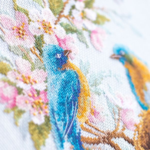 Набор для вышивания нитками Чудесная игла, Весенняя песня, 21х27 см
