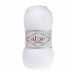 Пряжа Alize (Ализе) My Baby / уп.5 мот. по 50 г, 150м, 055 белый A