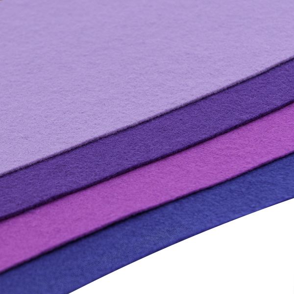 Фетр листовой мягкий 1.0 мм, 20х30см, 4 шт, Astra&Craft, 6