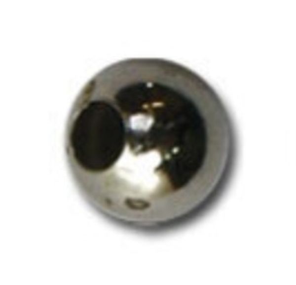 Бусины металл ⌀5.5 мм, 50 шт, №03 черн.никель, Zlatka DC-040