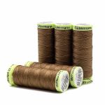 Нитки отделочные Gutermann Top Stitch, 30м, 180 золотистая охра, 5 катушек