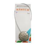 Магнитные клипсы для штор "Сота" с тросом, 30см ⌀35, 27, 10 шт