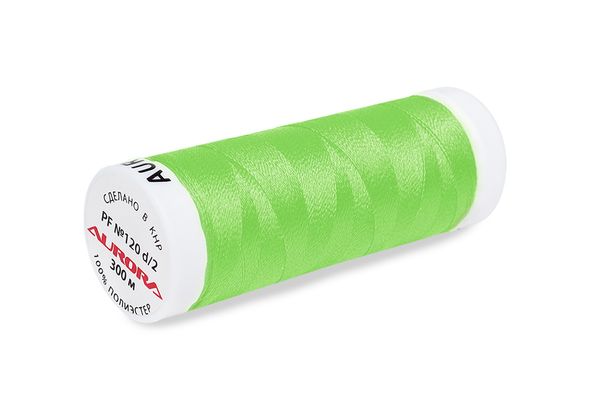 Нитки для креативных работ Aurora №120, 300 м, цв. PF228, 5 катушек