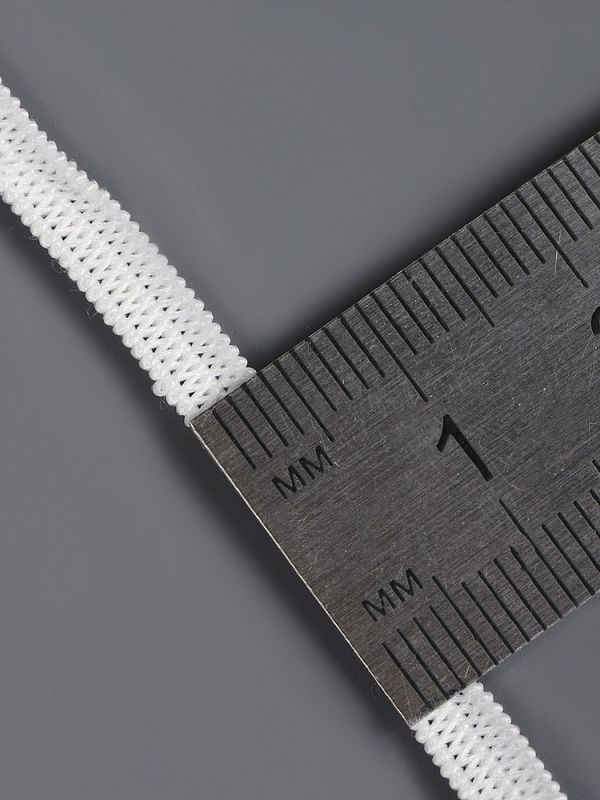 Резинка бельевая (стандартная) 4.0 мм / 200 метров, 3.9 г, вязаная, белый