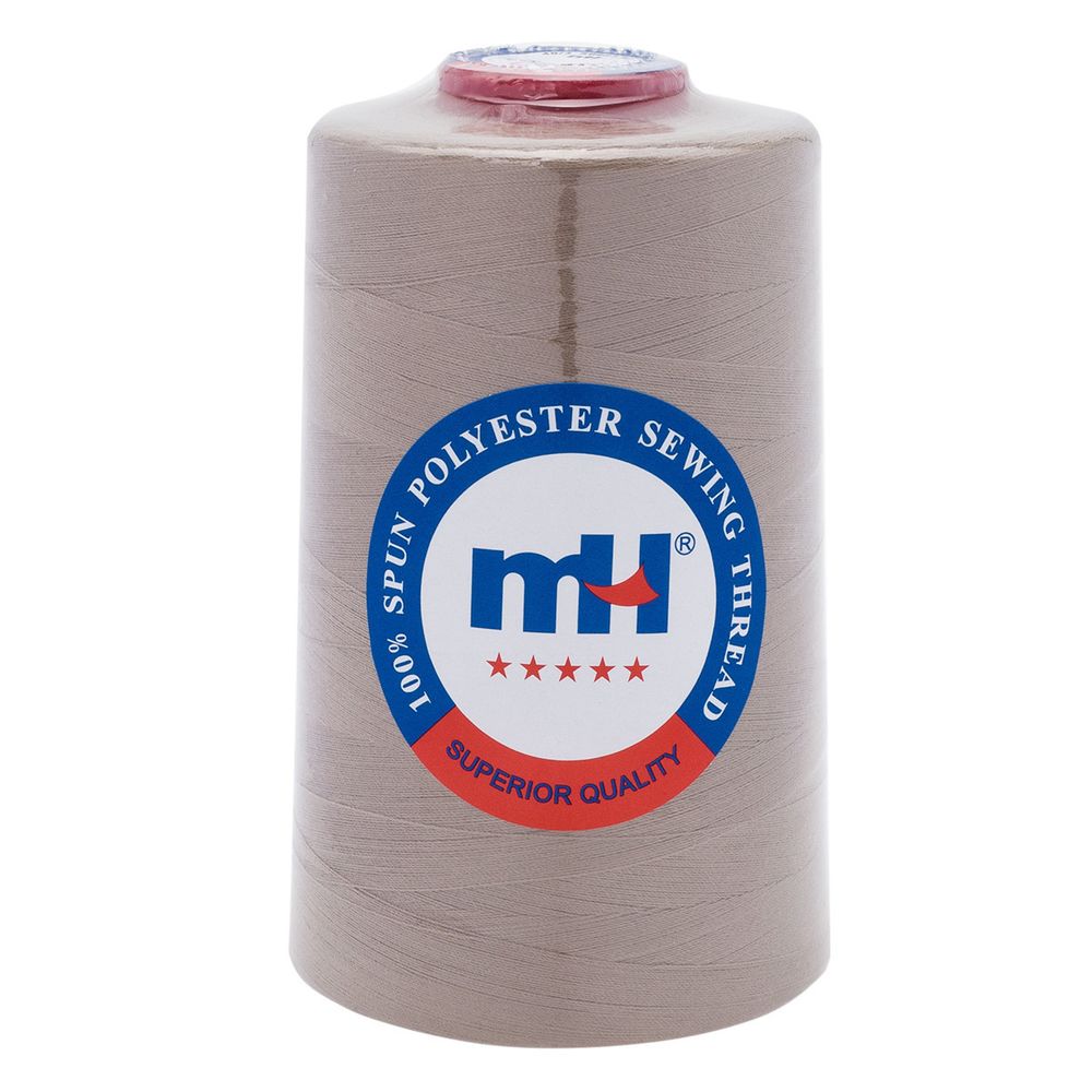 Нитки швейные Euron mH 40/2, 5000 ярд, 1359 темно-бежевый, 1 катушка