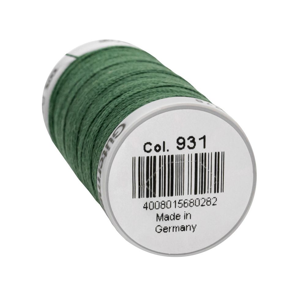 Нитки суперкрепкие Gutermann Extra Strong M782, 100м, 931 зеленый мох, 5 катушек