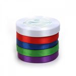 Лента атласная 1-сторонняя 12.0 мм / 5 шт по 22.5±1 метра, набор Новогодний, Magic4Hobby