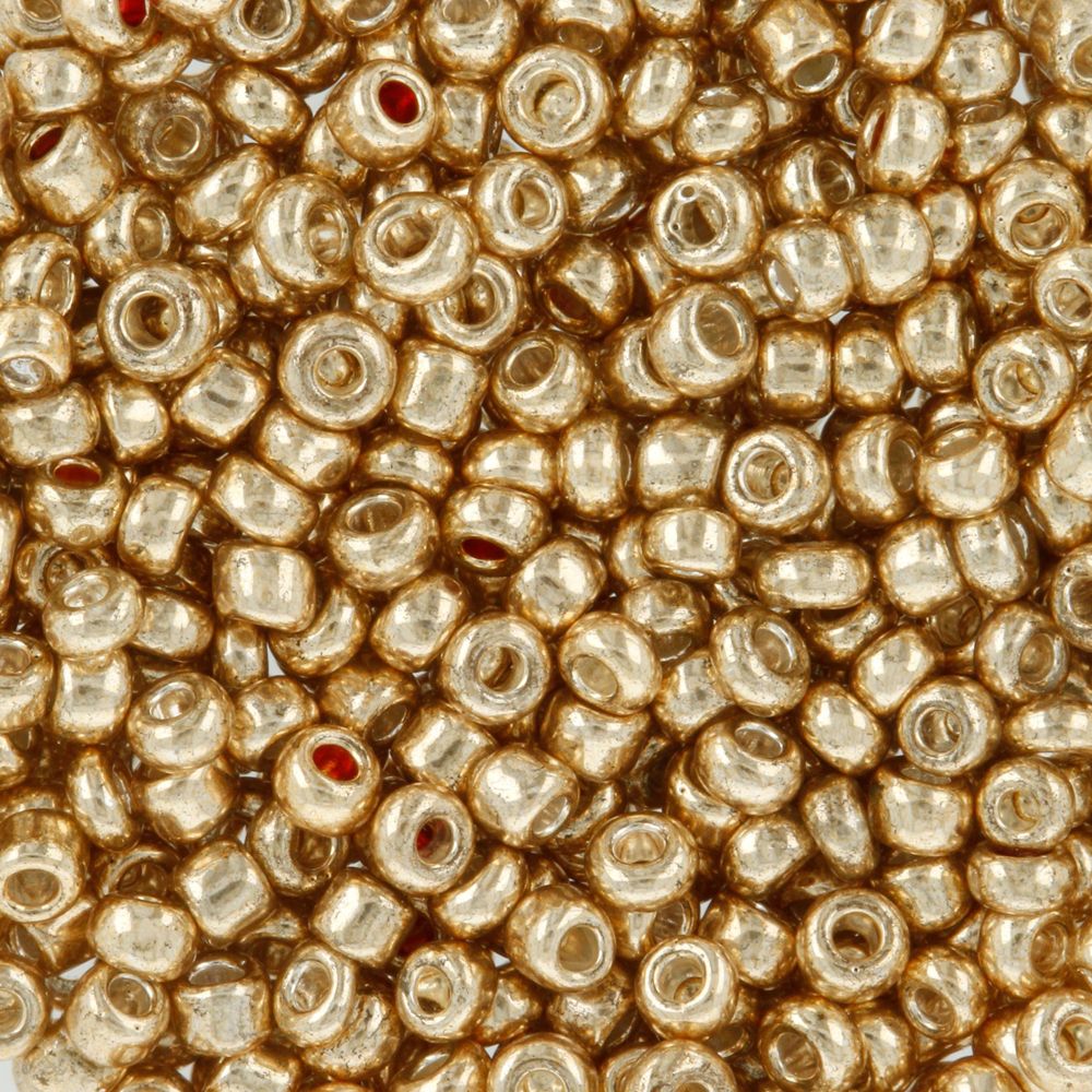Бисер Zlatka 11/0 (2.1 мм), 100 г (10х10 г), №0560 золотой, GR