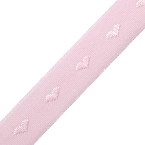 Резинка бельевая (окантовочная) 15.0 мм / 50 метров, тканая, бледно-розовый, ML124015/99/1