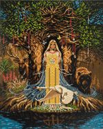 Алмазная (кристальная) мозаика Фрея, на подрамнике Веда, 40х50 см