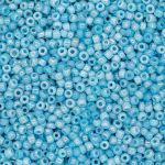 Бисер Astra&Craft 11/0 (2.1 мм), 500 г, цв. 403 св.голубой/непрозр.радужный