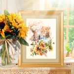 Набор для вышивания нитками Чудесная игла, Старая мельница, 28х38 см