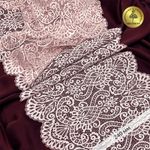 Кружево бельевое эластичное 225 мм / 3 м, 40992 цв.003 розовый, Kruzhevo