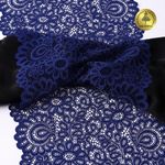 Кружево бельевое эластичное 205 мм / 3 м, TBY.YSTL00839, цв.L1832 синий, Kruzhevo