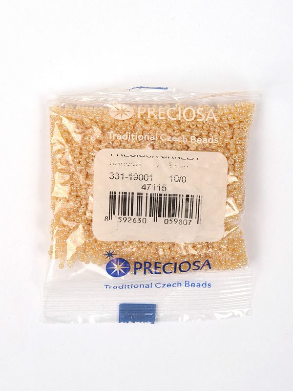 Бисер Preciosa 10/0 (2.3 мм), 50 г, Shell цв. 47115/331-19001