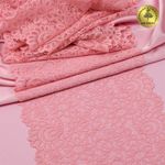 Кружево бельевое эластичное 205 мм / 25 м, 269, цв.F134 розовый, Kruzhevo