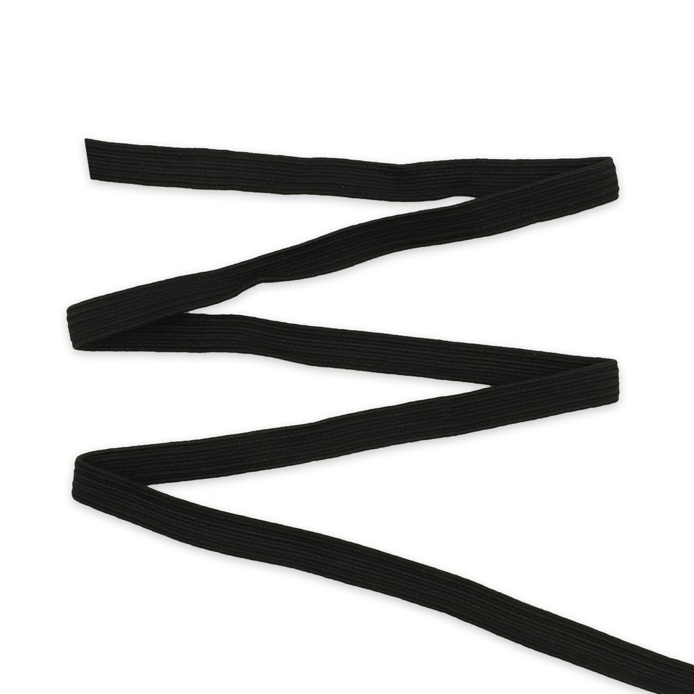 Резинка бельевая (стандартная) 10.0 мм / 10х10 метров, черный, С1049