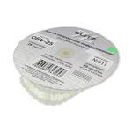 Лента капроновая (органза) гофрированная 25.0 мм / 22.5 метров, 011 св.желтый, Blitz ORV-25