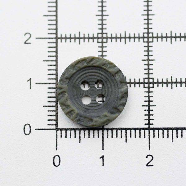 Пуговицы 4 прокола 24L (C194 т.хаки), 0313-4079A, 144 шт