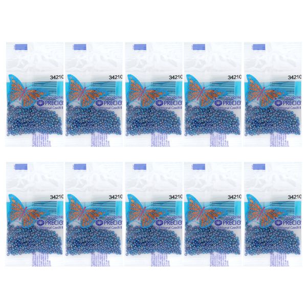 Бисер Preciosa 10/0 (2.3 мм), 50 г (10х5 г), цв. 34210